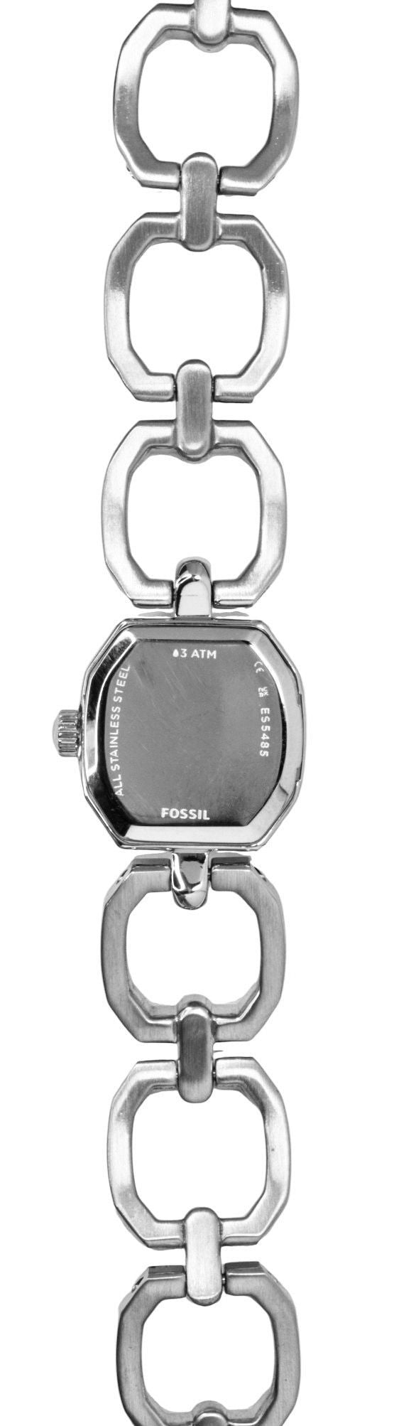 Fossil Harlow Stainless Steel Satin Cream Dial Quartz ES5485 Women's Watch