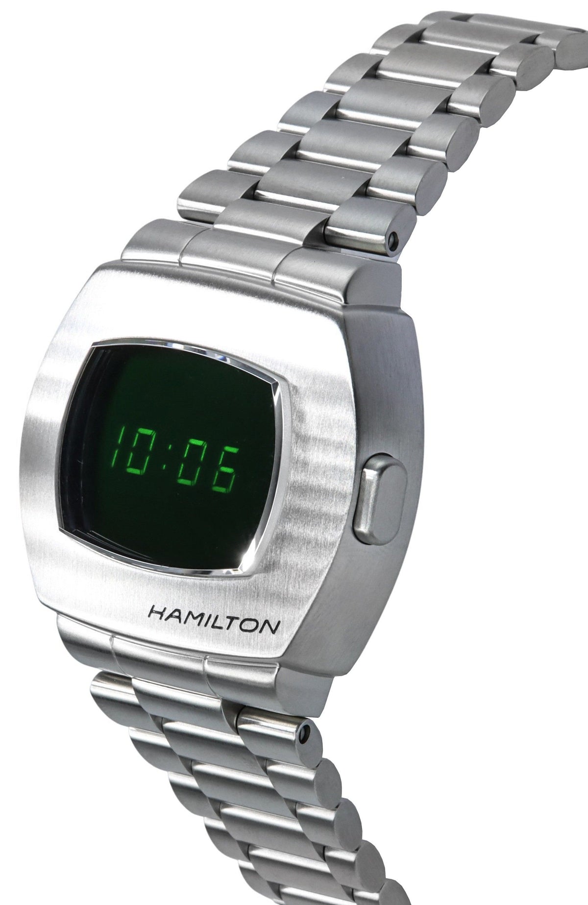 Hamilton PSR American Classic Digital Stainless Steel Quartz H52414131 100M Men's Watch