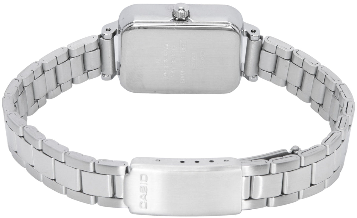 Casio Analog Stainless Steel Black Dial Quartz LTP-V009D-1E Women's Watch