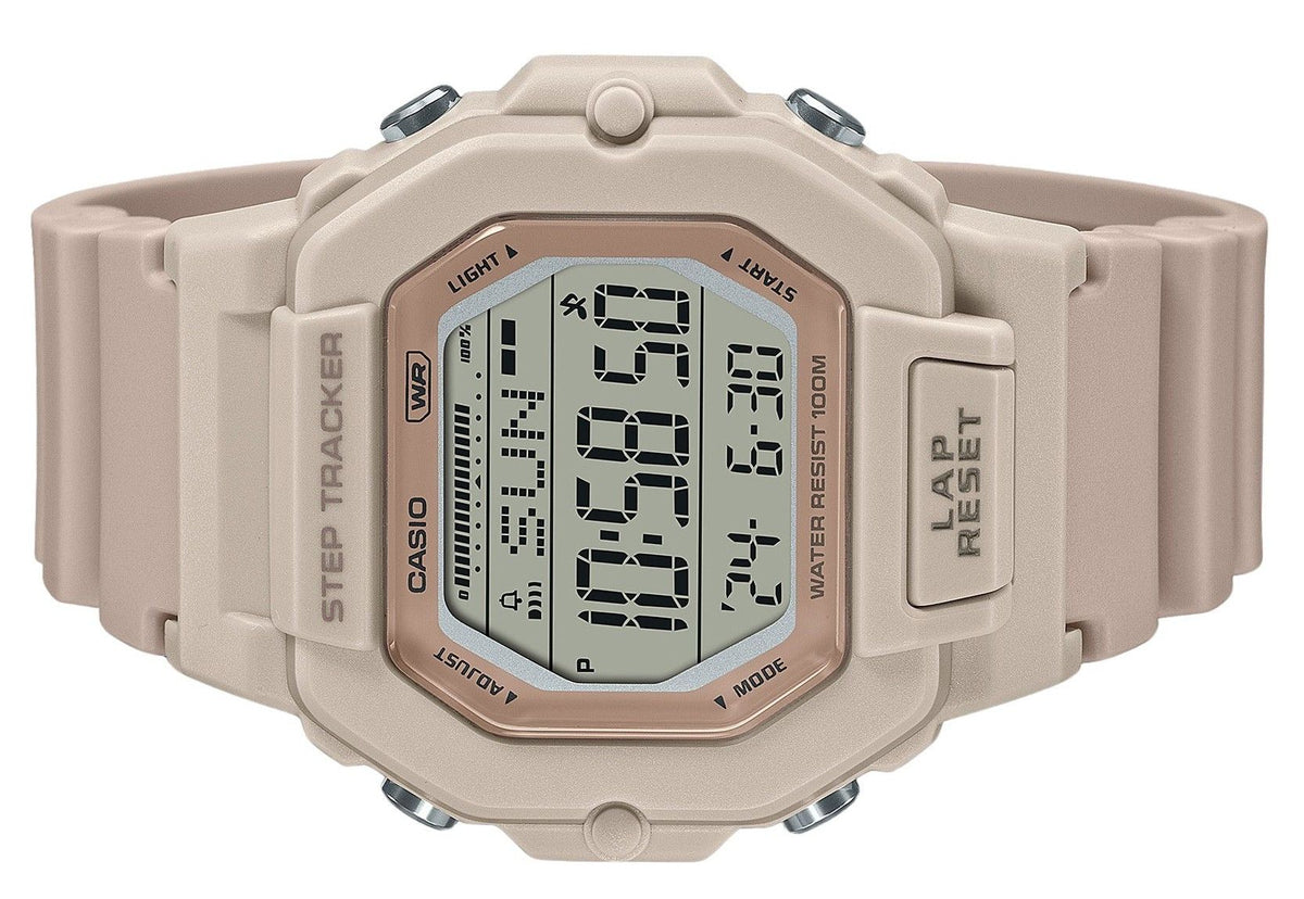 Casio Standard Digital Step Tracker Resin Strap Quartz LWS-2200H-4 Unisex Watch