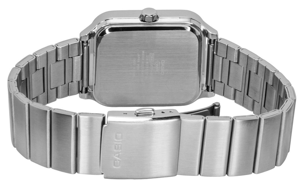 Casio Standard Analog Stainless Steel Green And White Dial Quartz MTP-M307D-3BV Men's Watch