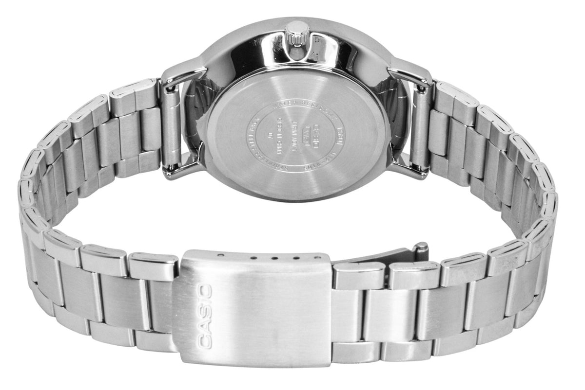 Casio Analog Stainless Steel White Dial Quartz MTP-VT05D-7E Men's Watch