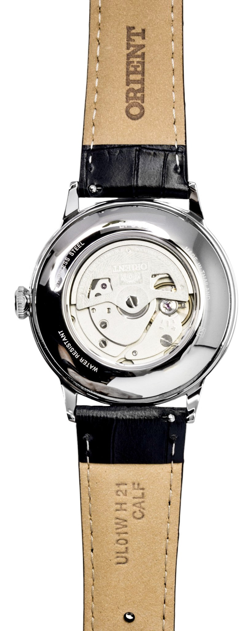 Orient Classic Bambino Leather Strap White Dial Automatic RA-AC0038S Men's Watch