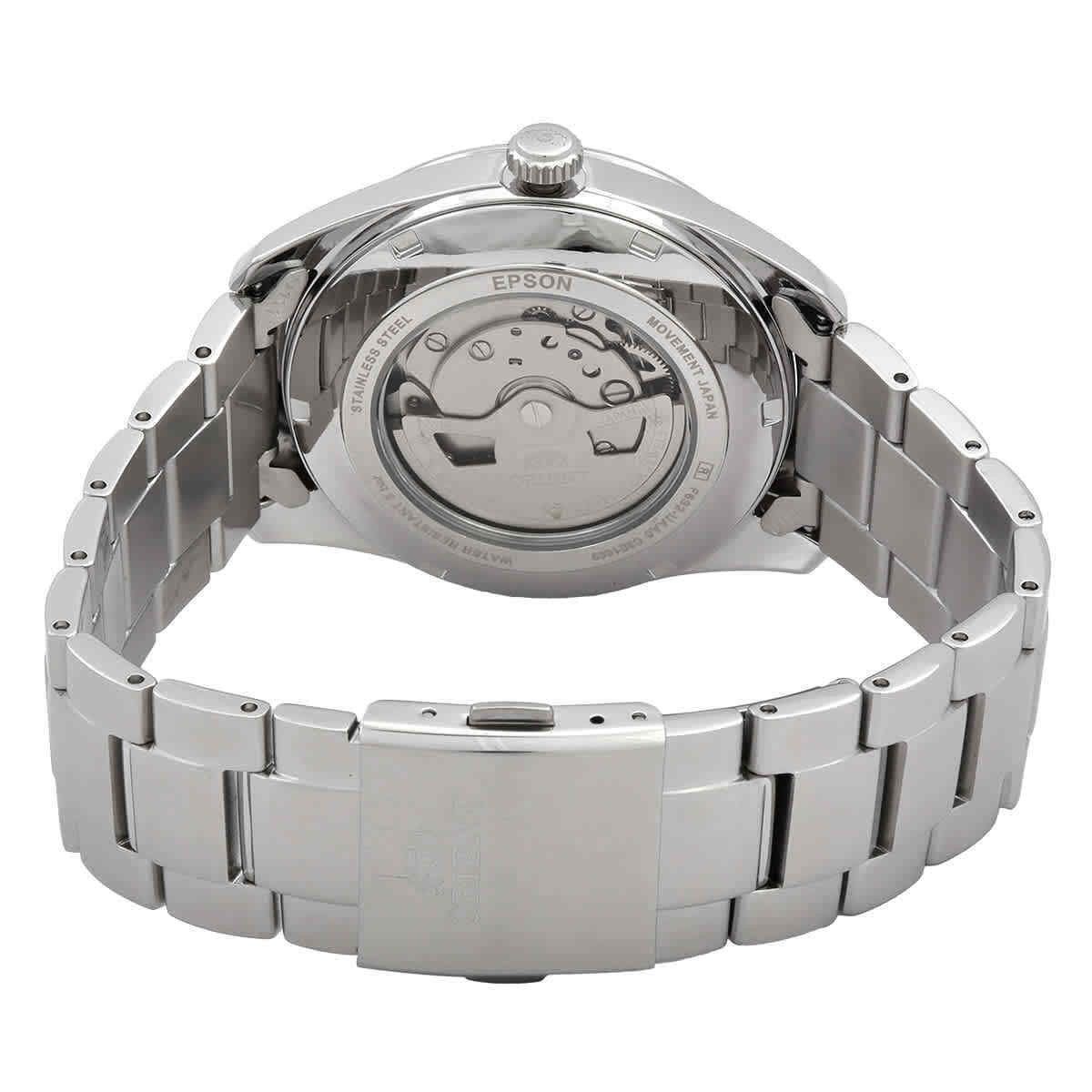 Orient Contemporary Stainless Steel Open Heart Green Dial Automatic RA-AR0008E10B Men's Watch