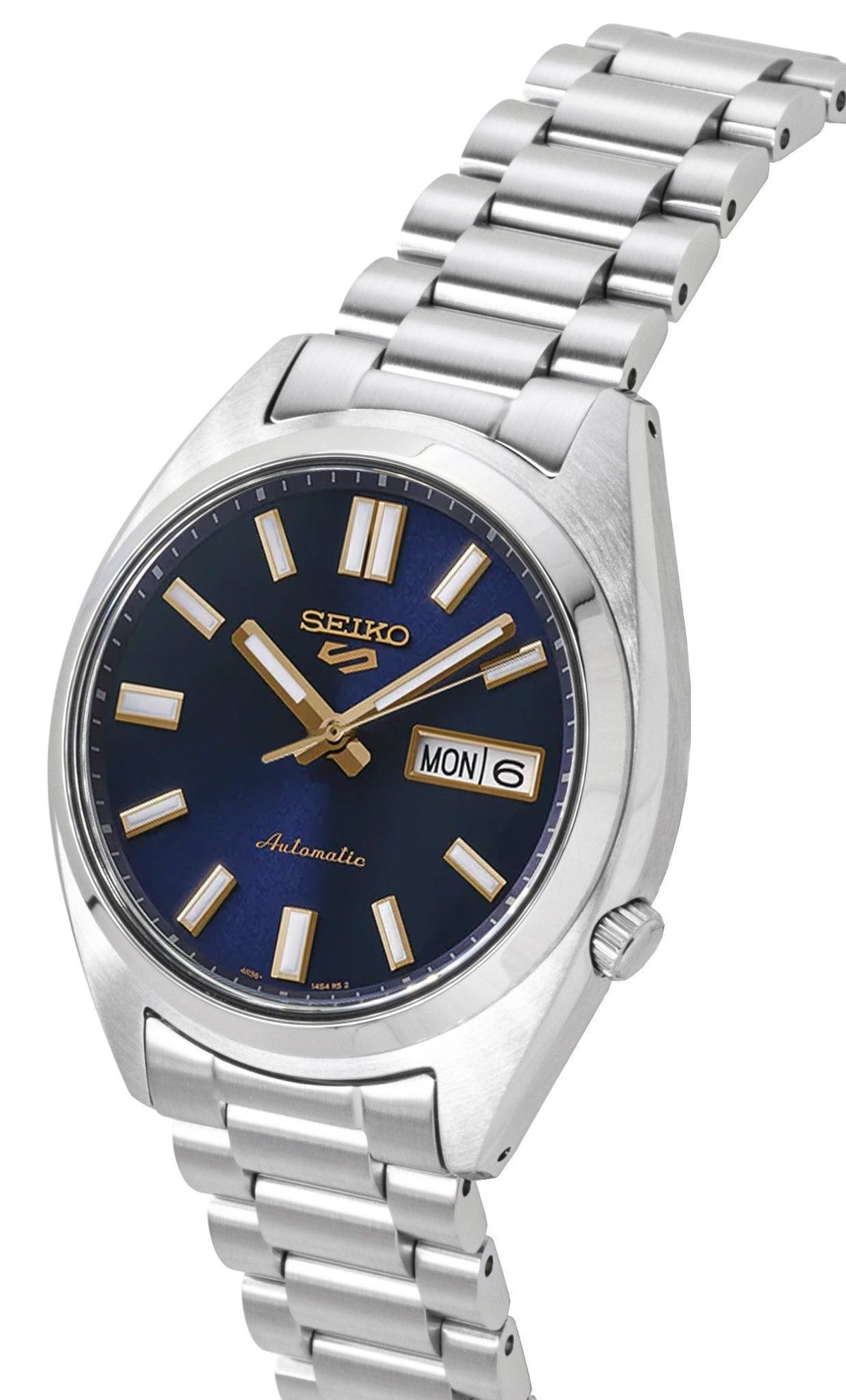 Seiko 5 Sports SNXS Stainless Steel Blue Dial Automatic SRPL55K1 100M Men's Watch