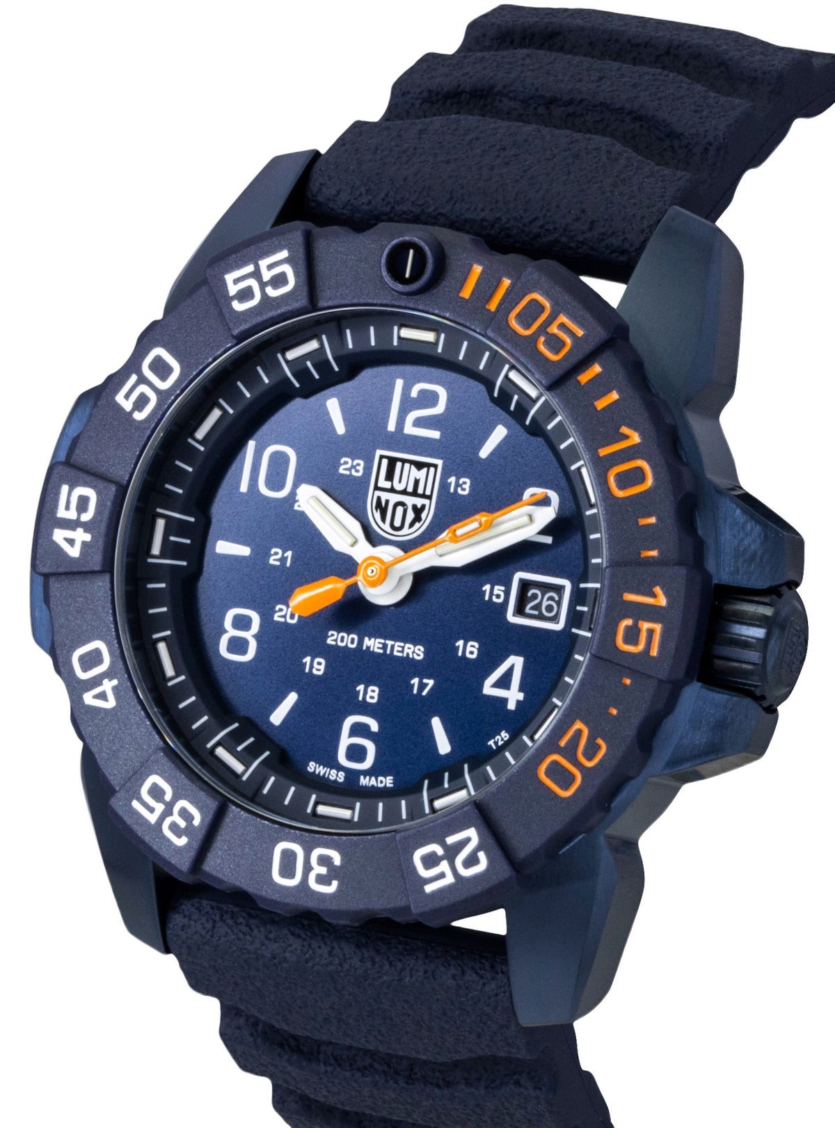 Luminox Navy Seal Rubber Strap Blue Dial Quartz Diver's XS.3253.CB.NSF.2 200M Men's Watch