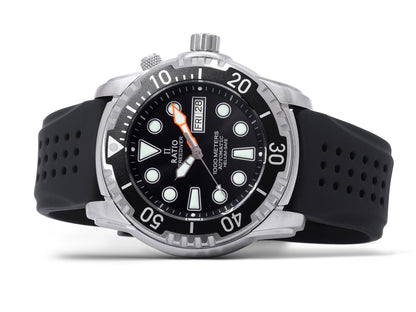 Ratio FreeDiver Helium-Safe 1000M Sapphire Automatic 1068HA90-34VA-BLK Men's Watch