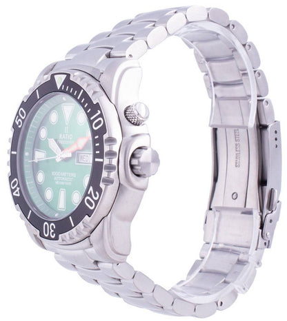Ratio FreeDiver Helium-Safe 1000M Sapphire Automatic 1068HA96-34VA-GRN Men's Watch