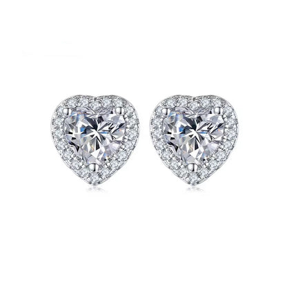 JLM Heart 2 Tier Studs