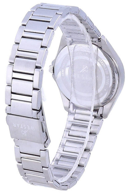 Westar Champagne Dial Stainless Steel Quartz 40212 STN 102 Women's Watch
