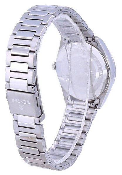 Westar Black Dial Stainless Steel Quartz 40213 STN 103 Women's Watch