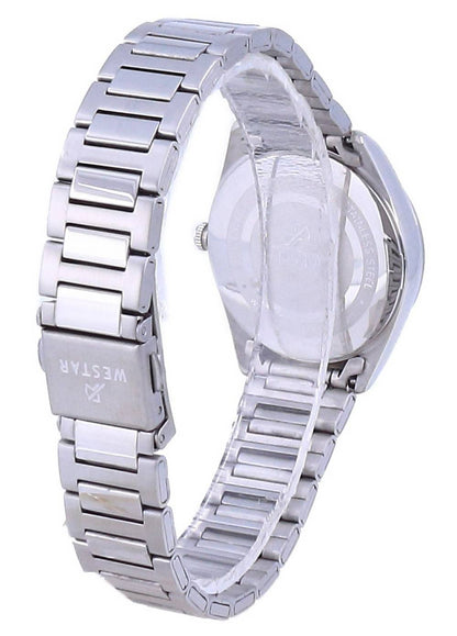 Westar Blue Dial Stainless Steel Quartz 40213 STN 104 Women's Watch