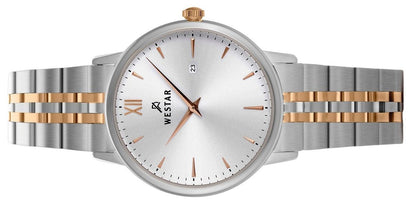 Westar Profile Two Tone Stainless Steel Silver Dial Quartz 40215SPN607 Women's Watch