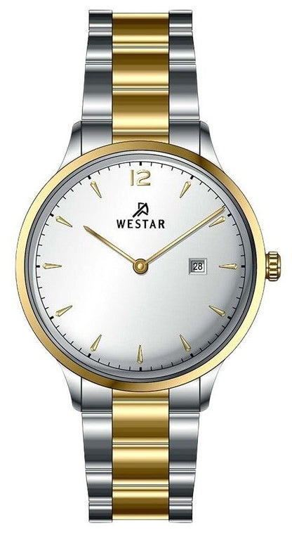 Westar Profile Stainless Steel Silver Dial Quartz 40218CBN107 Women's Watch
