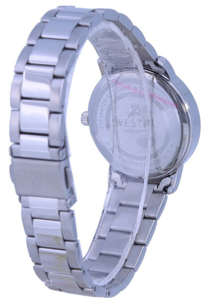 Westar Black Dial Stainless Steel Quartz 40245 STN 103 Women's Watch