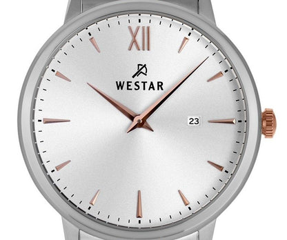Westar Profile Stainless Steel Silver Dial Quartz 50215SPN607 Men's Watch