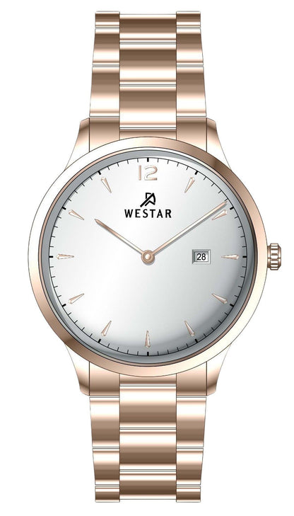 Westar Profile Stainless Steel Silver Dial Quartz 50218PPN607 Men's Watch