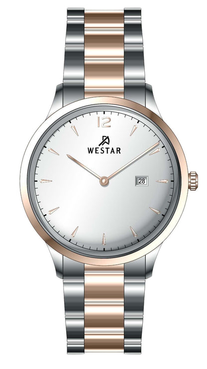 Westar Profile Stainless Steel Silver Dial Quartz 50218SPN607 Men's Watch