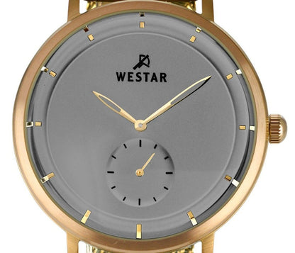 Westar Profile Stainless Steel Grey Dial Quartz 50247BZZ106 Men's Watch