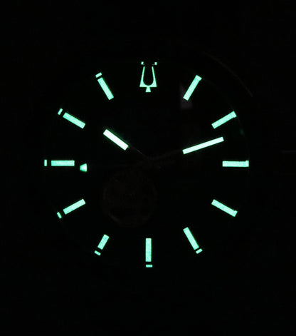 Bulova Marine Star Open Heart Blue Dial Automatic Diver's 96A291 200M Men's Watch