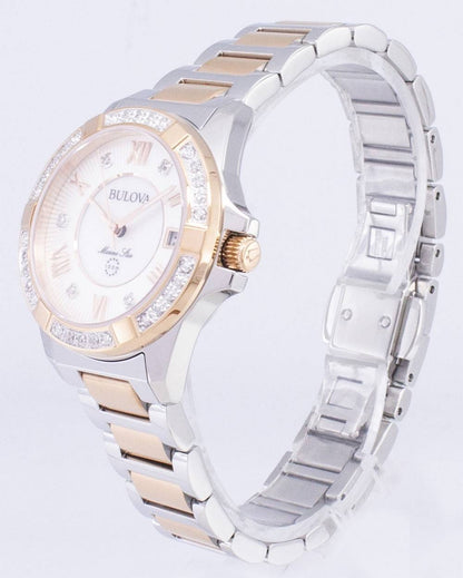 Bulova Marine Star 98R234 Diamond Accent Quartz Women's Watch