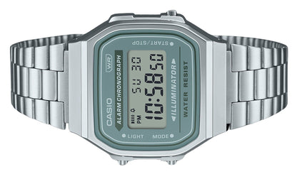 Casio Vintage Digital Stainless Steel Bracelet Quartz A168WA-3A Men's Watch