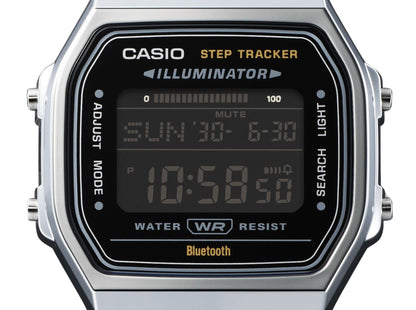 Casio Vintage Digital Smartphone Link Stainless Steel Quartz ABL-100WE-1B Unisex Watch