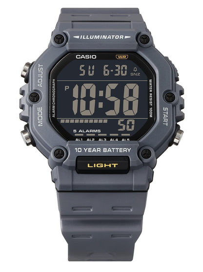 Casio Digital Resin Strap Quartz AE-1600H-8BV 100M Men's Watch