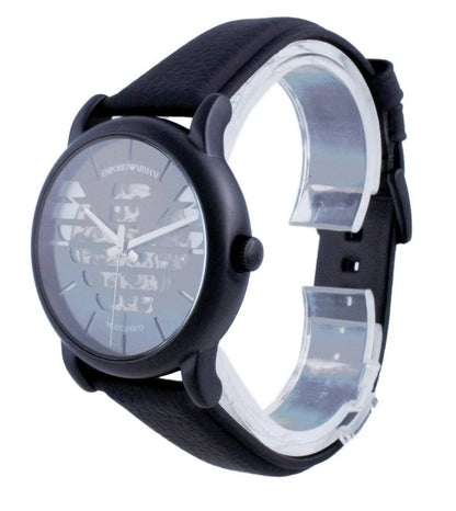 Emporio Armani Luigi Skeleton Leather Automatic AR60032 Men's Watch