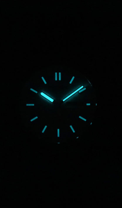 Citizen Zenshin Super Titanium Turquoise Dial Eco-Drive AW0130-85M 100M Men's Watch