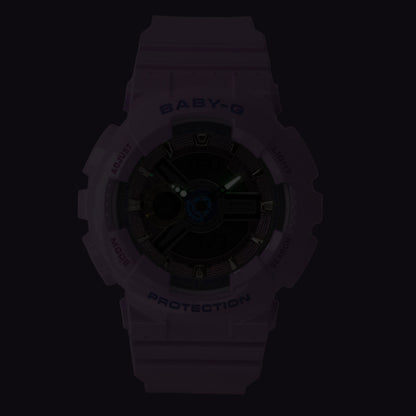 Casio Baby-G Analog Digital Resin Strap Purple Dial Quartz BA-110MC-6A 100M Women's Watch