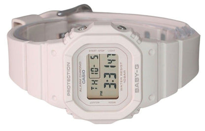 Casio Baby-G Digital Beige Pink Resin Strap Quartz BGD-565U-4 100M Women's Watch