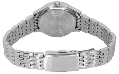 Casio Beside Analog Stainless Steel Black Dial Quartz BLS-100D-1AV Women's Watch
