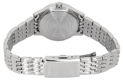 Casio Beside Analog Stainless Steel Mother of Pearl Dial Quartz BLS-100DS-2AV Women's Watch