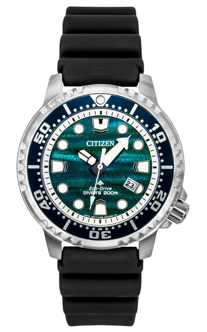 Citizen Promaster Limited Edition Polyurethane Strap Blue Dial Eco-Drive Diver's BN0167-09W 200M Men's Watch
