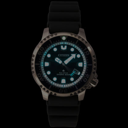 Citizen Promaster Limited Edition Polyurethane Strap Blue Dial Eco-Drive Diver's BN0167-09W 200M Men's Watch