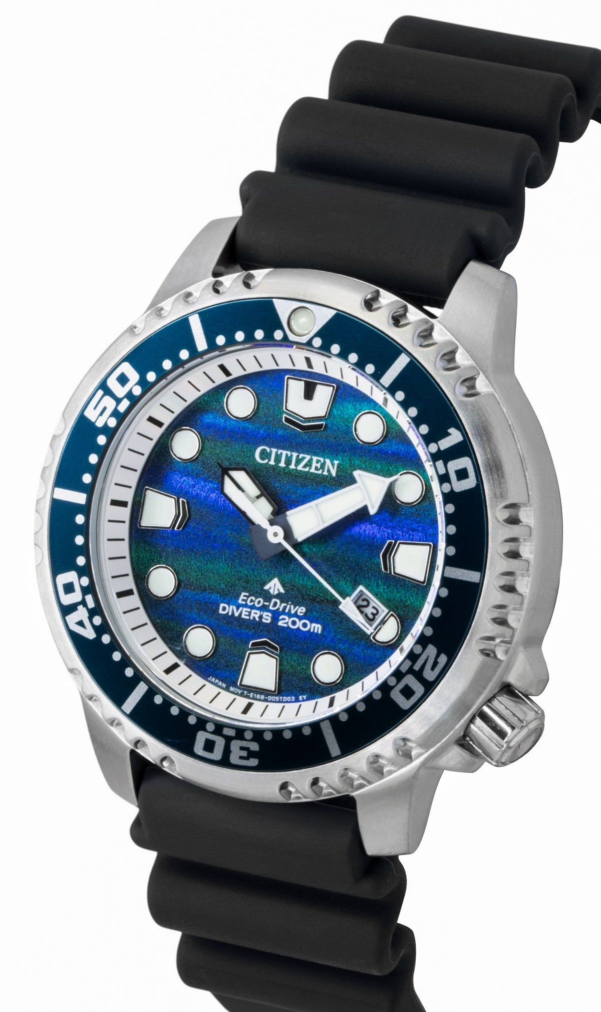 Citizen Promaster Limited Edition Polyurethane Strap Blue Dial Eco-Drive Diver's BN0167-09W 200M Men's Watch