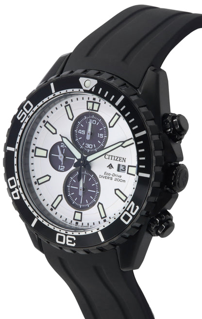 Citizen Promaster Marine Eco-Drive Chronograph White Dial Diver's CA0825-05A 200M Men's Watch