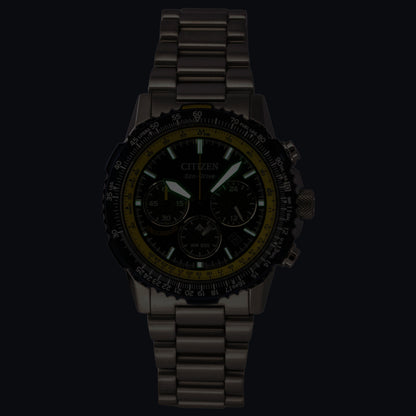 Citizen Promaster Navihawk Special Edition Chronograph Blue Dial Eco-Drive Diver's CA4667-53L 200M Men's Watch