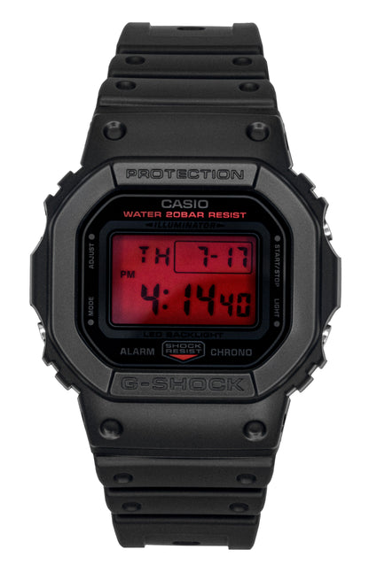 Casio Origin Digital Resin Strap Quartz DW-5600BBR-1 200M Men's Watch
