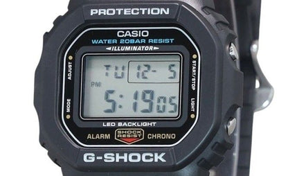 Casio G-Shock Digital Resin Strap Quartz DW-5600UE-1 200M Men's Watch