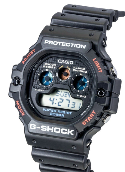 Casio G-Shock Digital Resin Strap Quartz DW-5900U-1 200M Men's Watch