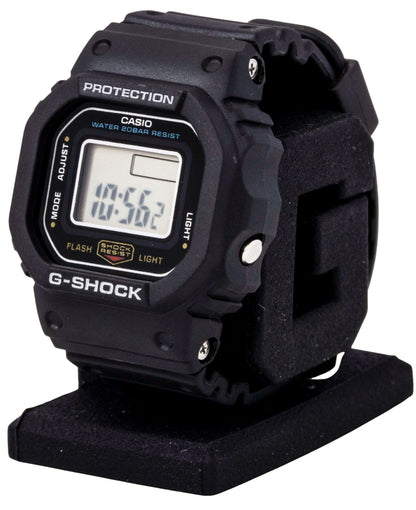 Casio G-Shock Nano Digital Black Bio-Based Resin Strap Quartz DWN-5600-1 200M Unisex Watch