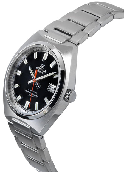 Casio Edifice Analog Stainless Steel Black Dial Quartz EFB-109D-1AV 100M Men's Watch