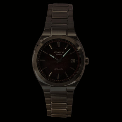 Casio Edifice Analog Stainless Steel Red Dial Automatic EFK-200D-4A 100M Men's Watch