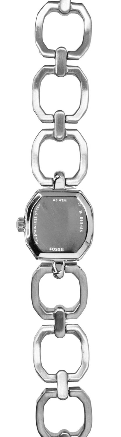 Fossil Harlow Stainless Steel Satin Cream Dial Quartz ES5485 Women's Watch