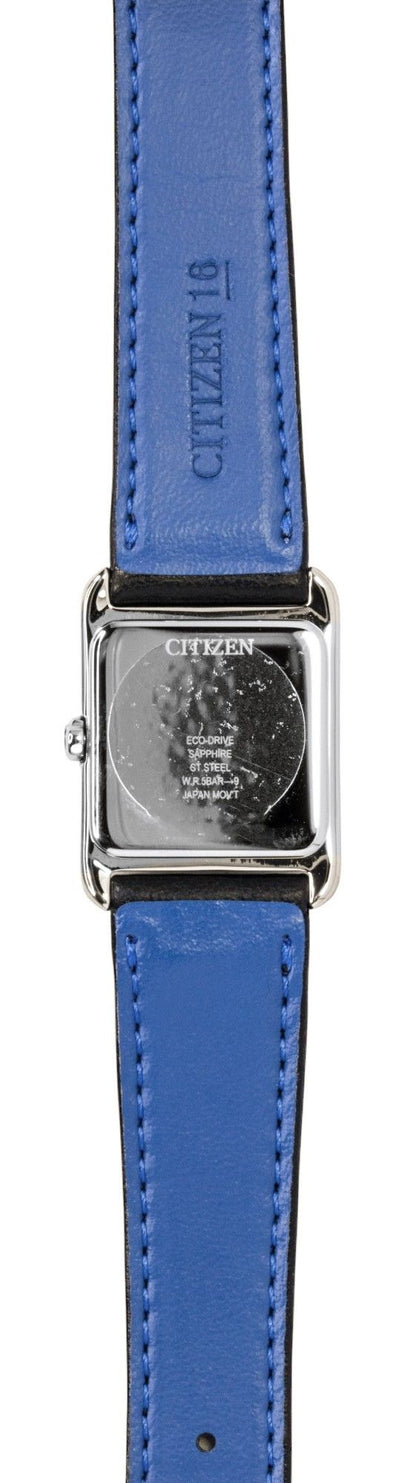 Citizen Bianca Leather Strap Black Dial Eco-Drive EW5600-01E Women's Watch