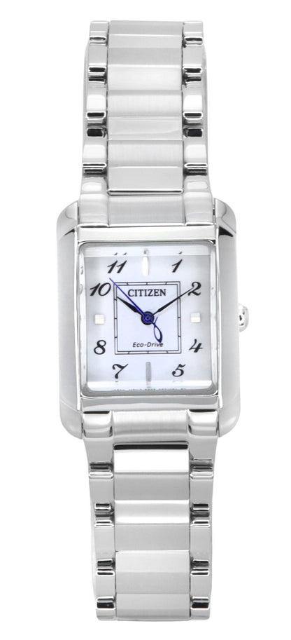 Citizen L Eco-Drive Stainless Steel Mother of Pearl Dial EW5600-87D Women's Watch