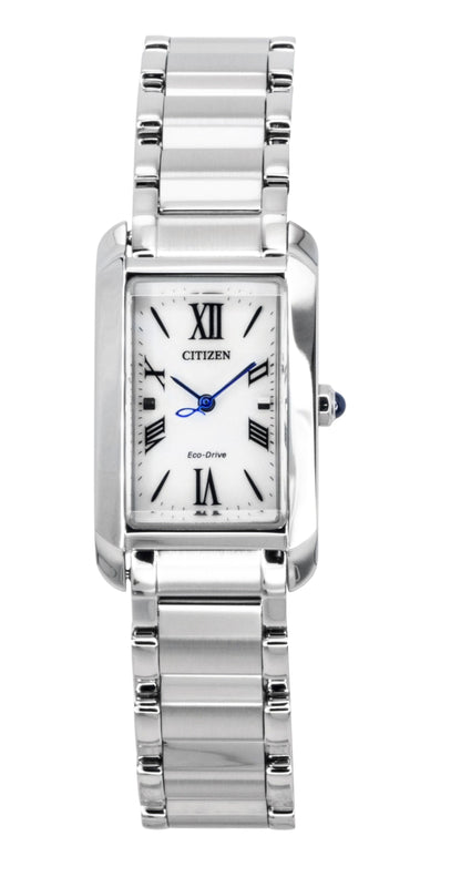Citizen L Stainless Steel Silver Dial Eco-Drive EW5620-55A Women's Watch