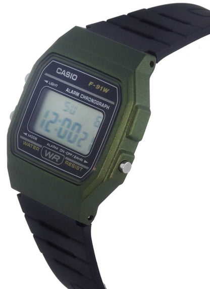 Casio Classic Daily Alarm F-91WM-3A F91WM-3A Men's Watch